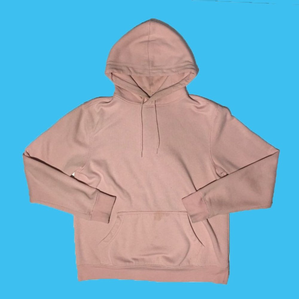 Bluenotes Adult Mens Large Pink Hoodie Sweater